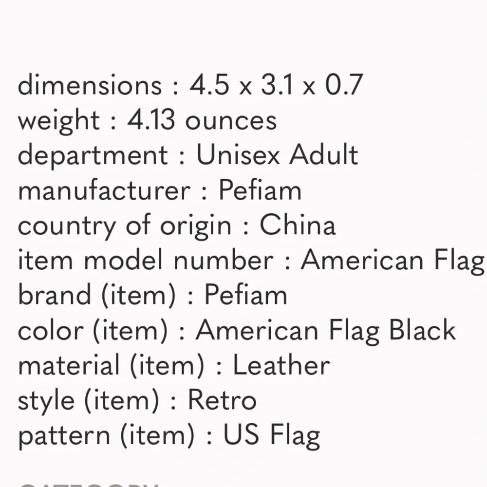 Men's Leather Wallet | New | American Flag Wallet - Picture 2 of 8